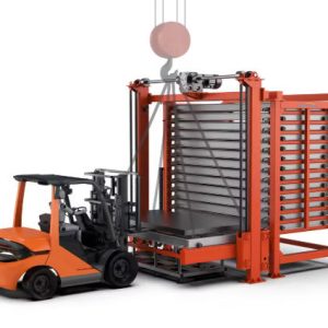 Advanced Automatic Plate Storage System Featuring PLC Control