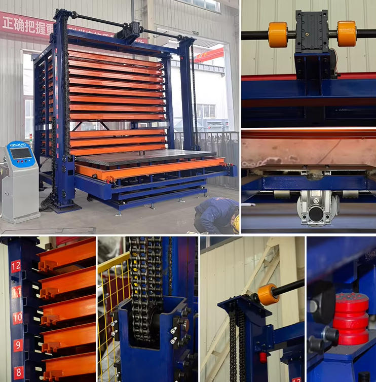 Automatic Two-Tower Plate Storage and Retrieval System