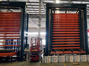 Intelligent Steel Sheet Warehouse with Unloading System