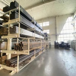 Custom Steel Tube Storage Racks for Heavy-Duty Long Material Management