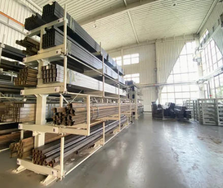 Custom Steel Tube Storage Racks for Heavy-Duty Long Material Management