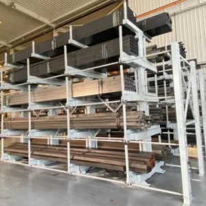 Custom Steel Tube Storage Racks for Heavy-Duty Long Material Management