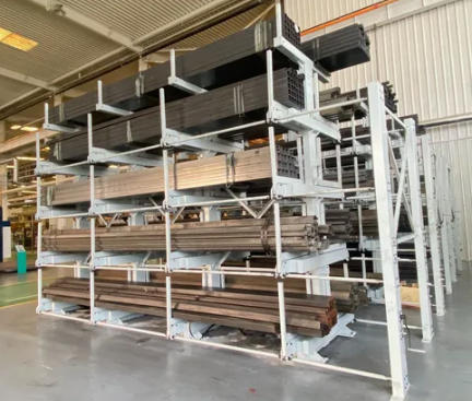 Custom Steel Tube Storage Racks for Heavy-Duty Long Material Management