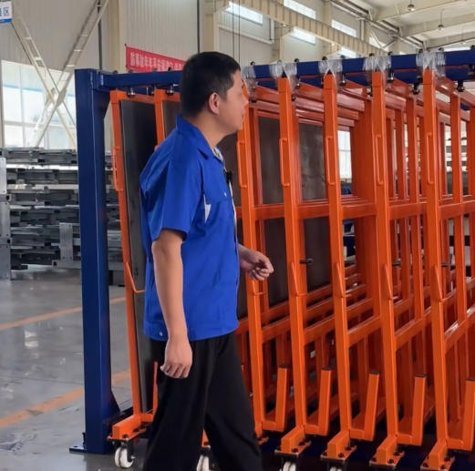 Vertical Sheet Metal Material Storage Rack