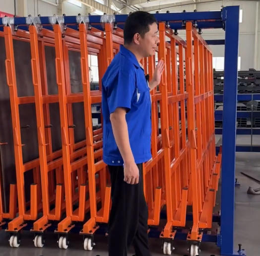 Vertical Sheet Metal Material Storage Rack