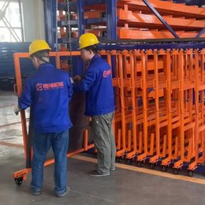 Vertical Sheet Metal Rack System for Steel Plate