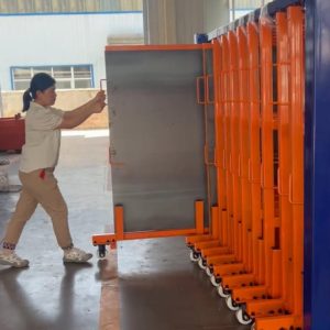 Roll Out Vertical Sheet Storage Racks