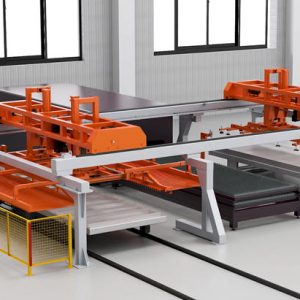 Automated Fiber Laser Cutting with Lifting and Handling Systems