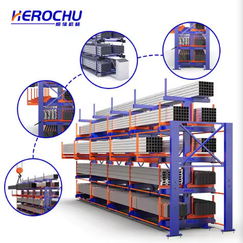 Space-Saving Warehouse Storage Solutions Double Side Cantilever Racks for Sale