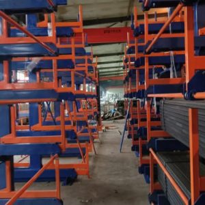 Heavy-Duty Adjustable Pipe Cantilever Racking Systems for Industrial Storage