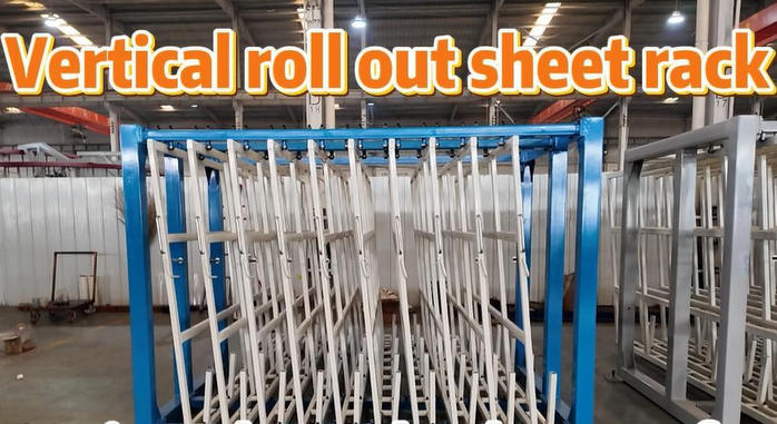 Heavy-Duty Vertical Roll Out Sheet Racks