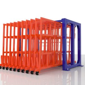 Heavy-Duty Vertical Steel Sheet Rack for Metal Plate & Remnant Management