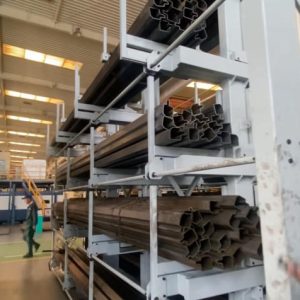 Heavy duty warehouse cantilever racking systems