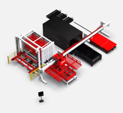 Automatic Loading And Unloading System Gantry Loader – Laser Cutting ...