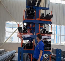 Heavy-Duty Crank-Out Cantilever Shelving for Bars & Tubes: A Safety and Capacity Revolution