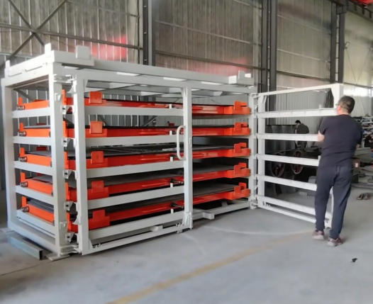 Optimize Your Fabrication Shop with Heavy-Duty Roll-Out Sheet Metal Storage Racks