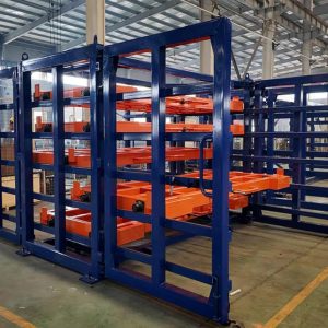 Heavy-Duty Steel Metal Storage Racks in Industrial Environments