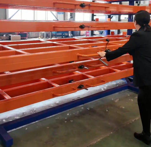 Herochu HC-B3015-63 Drawer-Type Sheet Rack: Heavy-Duty, Corrosion-Resistant Storage for Metal Plates