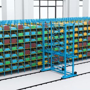 Honeycomb Heavy-Duty Mobile Profile Shelving System
