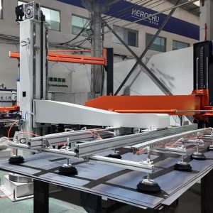 Heavy-Duty 4-Axis Rotary Loading Robot for Fiber Laser Cutter