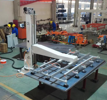 Heavy-Duty 4-Axis Rotary Loading Robot for Fiber Laser Cutter