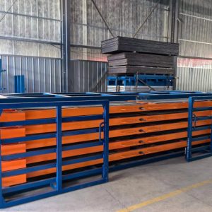 Space-Saving Cantilever Drawer Racks: Secure and Organized Metal Plate Storage Solutions