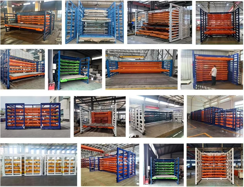 High-Capacity Drawer-Type Sheet Racks for Industrial Storage Systems