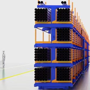 Space-Saving Electric Telescopic Rack | Smart Control Heavy Duty Storage