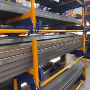 Heavy-duty Cantilevered Shelves Suitable for Long Tubes / Steel Bars / Aluminum Profiles