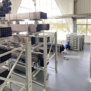 Automated Storage System for Storing Pipe Processing Machines