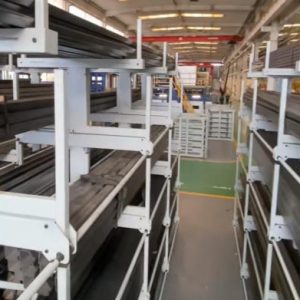 Automated Storage System for Storing Pipe Processing Machines