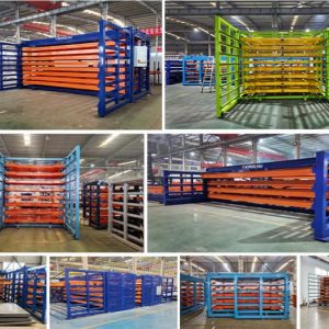 High-Capacity Sheet Metal Rack for Laser Cutter