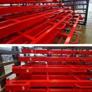 High-capacity Warehouse Shelving System for Sheet Material