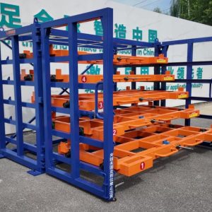 Heavy-duty Steel Foldable Industrial Sliding Drawer-style Storage Rack