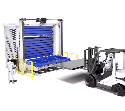 Automatic Intelligent Material Library 2000kg Capacity 9m/min Vertical Lift Space-Saving and Industrial 15-Layer Foldable Carbon Steel Selective Pallet Rack