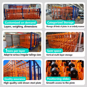 Heavy Duty Residual Material Rack for Smaller Pieces