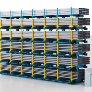 Heavy-Duty Carbon Steel 8T/Layer Racks: Engineering Adjustable Plug-In Storage for Extreme Loads