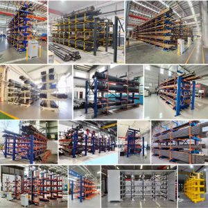 Maximize Warehouse Density with 6-Layer Telescopic Cantilever Rack Shelves for Steel, Wood, and Plastic