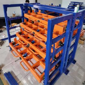 Customized Sheet Metal & Panel Storage Rack for Warehouse Efficiency