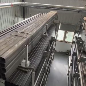 Optimize Warehouse Space with 6 Level Adjustable Cantilever Racking for Pipes and Bars