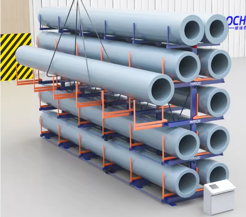 Telescopic Heavy Duty Adjustable Cantilever Racks: Maximizing Density for Pipes, Profiles, and Bars