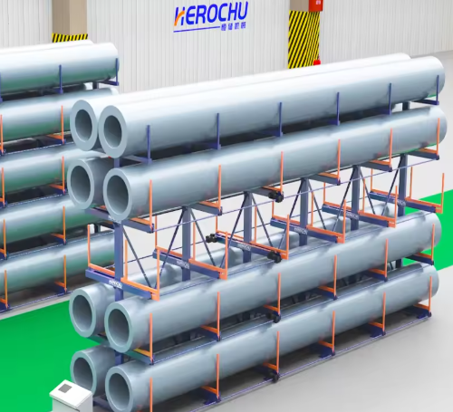Telescopic Heavy Duty Adjustable Cantilever Racks: Maximizing Density for Pipes, Profiles, and Bars