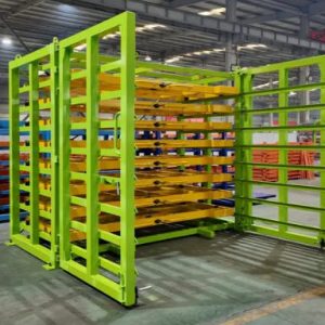 Versatile Industrial Sheet Storage Rack with Drawer System: Custom Solutions for Modern Fabrication