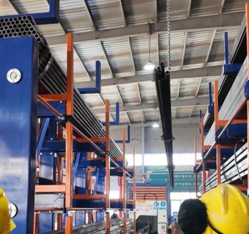 Heavy-Duty Large Load Capacity Pipe Warehouse Storage Cantilever Racks ...
