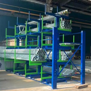 Heavy-Duty Double-sided Cantilever Rack for Large Load Capacity Pipe Warehouse Storage in 2026