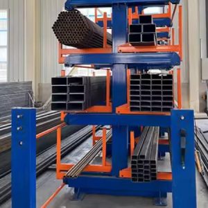 Customizable Hand-Cranked Pipe Rack for Organized Tube Storage