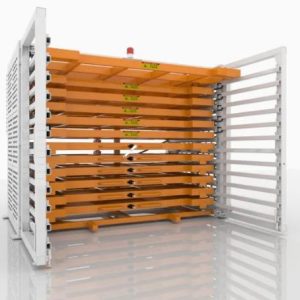High-Load-Capacity Steel Warehouse Racks: Durable Pull-Out Sheet Racks for Industrial Applications