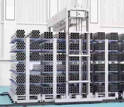 Customized Pipes Stacking Racking and Automatic Vertical Storage Rack Systems