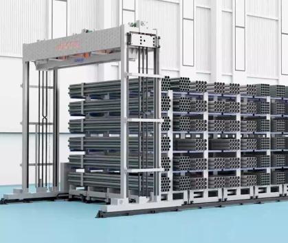 Customized Pipes Stacking Racking and Automatic Vertical Storage Rack Systems