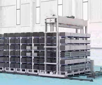 Auto-Sorting Steel Vertical Profile Storage Unit with ISO9001/CE Certification